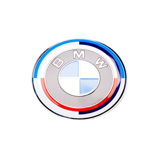 Emblex BMW 50th Anniversary Style Front Badge Emblem for BMW F-Series M2 F87 M3 F80 M4 F82 & 1 2 3 4 Series F20 F22 F30 F32 - MODE Auto Concepts
