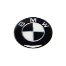 Emblex BMW Style Stealth Black / White Steering Wheel Badge Emblem for BMW 1 2 3 4 5 6 7 8-Series 1M M2 M3 M4 M5 M6 M8 - MODE Auto Concepts