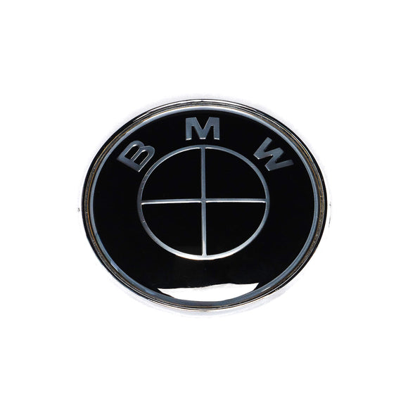 Emblex BMW Style Stealth Black / Black Hood Badge Emblem for BMW E-Series 1M E82 M3 E90 E92 M5 E60 M6 E63 & 1 3 5 6 7 Series E88 E91 E61 E64 E65 - MODE Auto Concepts