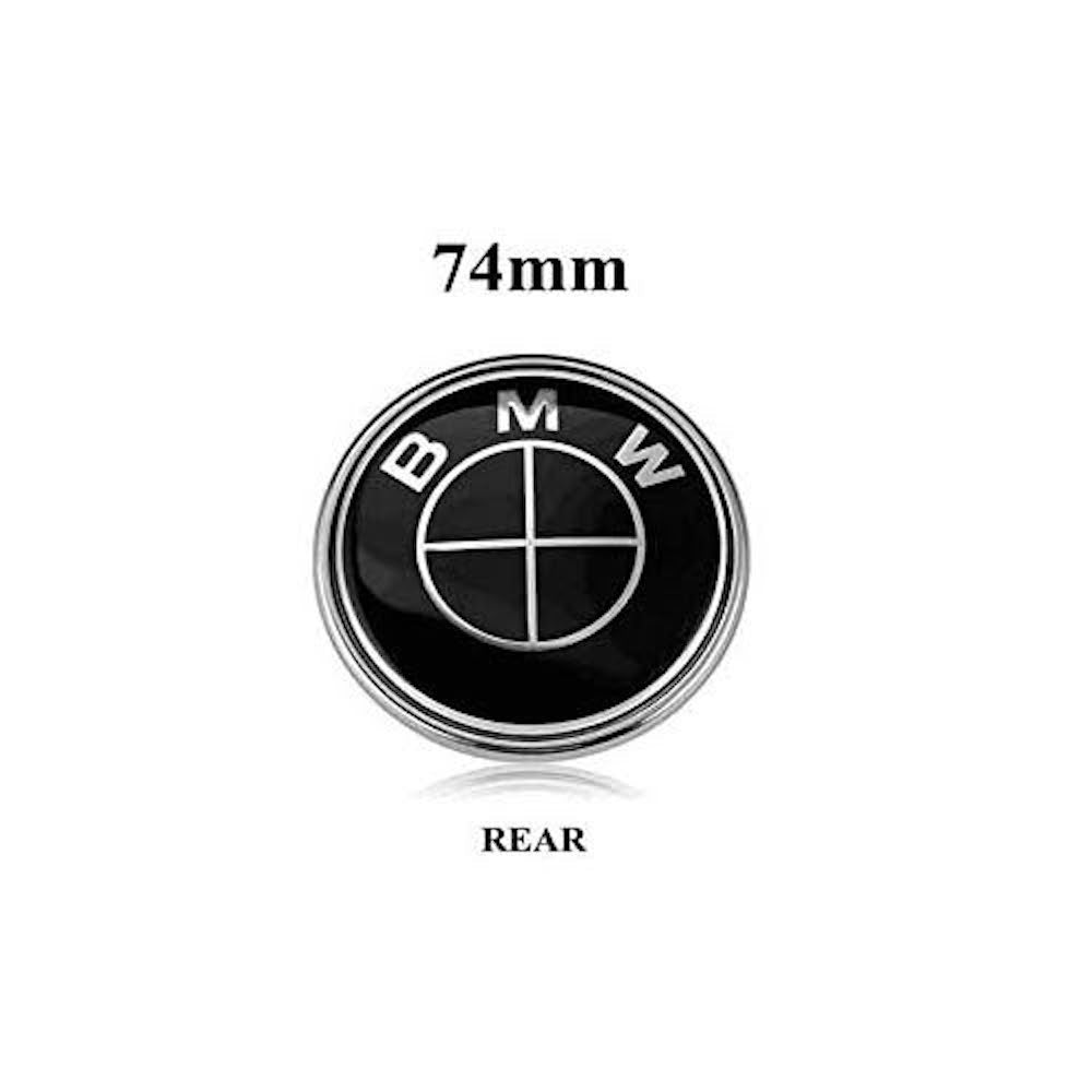 Exon BMW Style Stealth Black / Black Trunk Insignia Emblema para BMW 1 2 3 4 5 6 7 8-Series 1M M2 M3 M4 M5 M6 M8