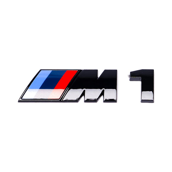 Emblex Gloss Black 1M Badge Trunk Emblem for BMW 1-Series M 1M E82 - MODE Auto Concepts