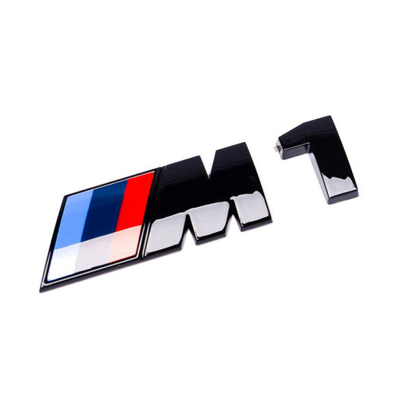 Emblex Gloss Black 1M Badge Trunk Emblem for BMW 1-Series M 1M E82 - MODE Auto Concepts