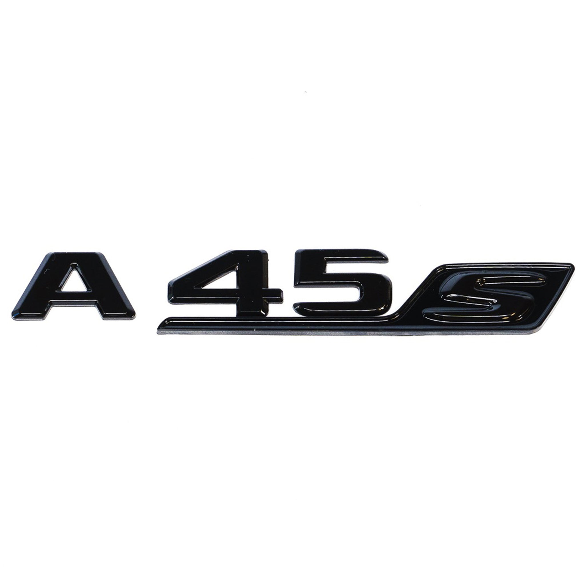 Exon Gloss Black A45s Trunk Badge Emblem for Mercedes-Benz AMG A45s W177