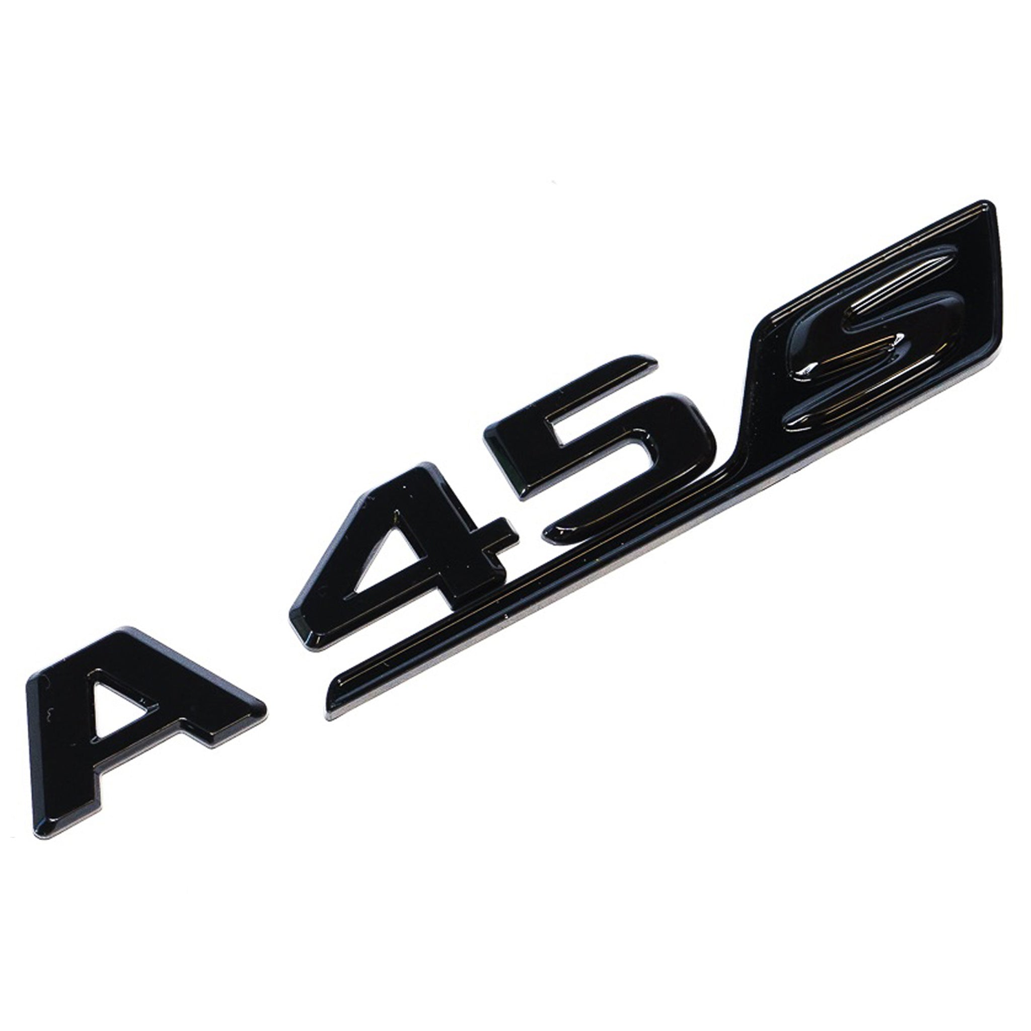 Exon Gloss Black A45s Trunk Badge Emblem for Mercedes-Benz AMG A45s W177 - 0