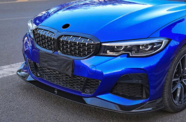 Exon Gloss Black AC Style Front Spoiler for BMW 3-Series G20/G21