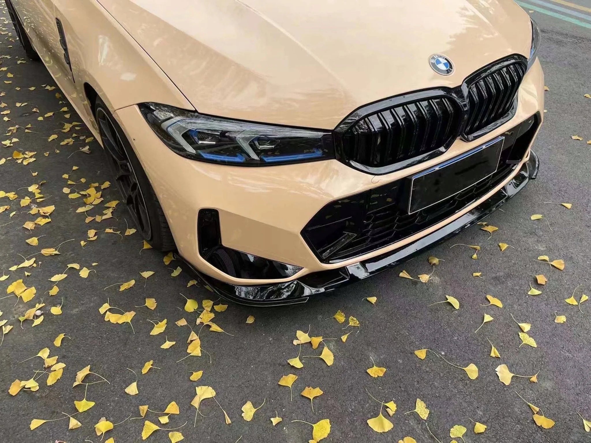 Exon Gloss Black 3D Style Front Spoiler for BMW 3-Series LCI G20/G21 - 0