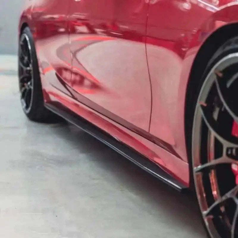Exon Gloss Black AC Style Side Skirt Splitters for BMW 3-Series G20