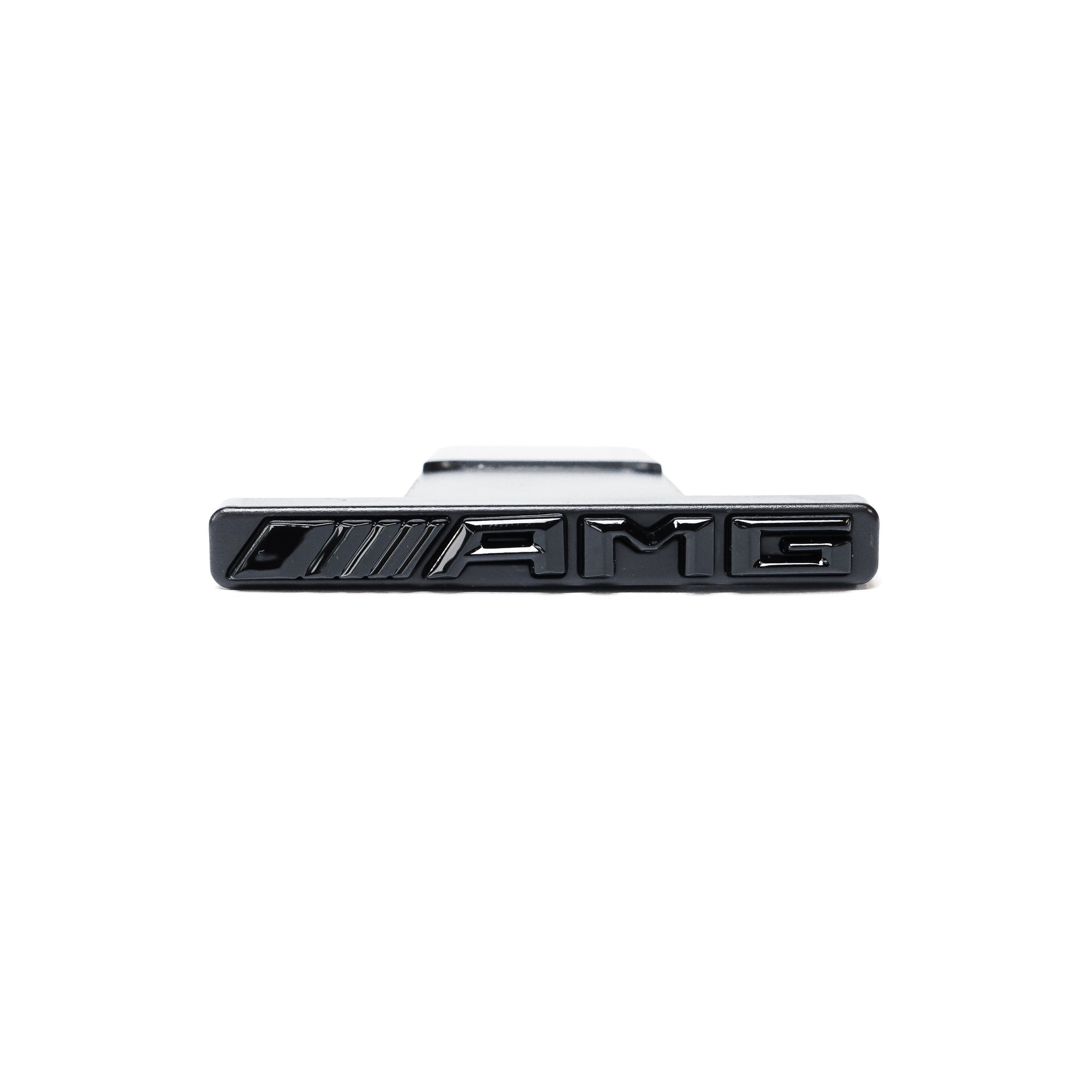 Exon Gloss Black AMG Grille Badge Emblem for Mercedes Benz AMG C63 S W205 - 0