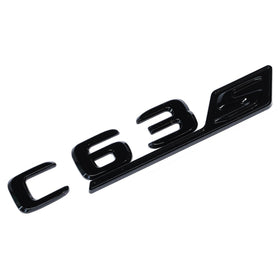 Emblex Gloss Black C63s Badge Emblem for Mercedes Benz AMG C63 S W205 - MODE Auto Concepts