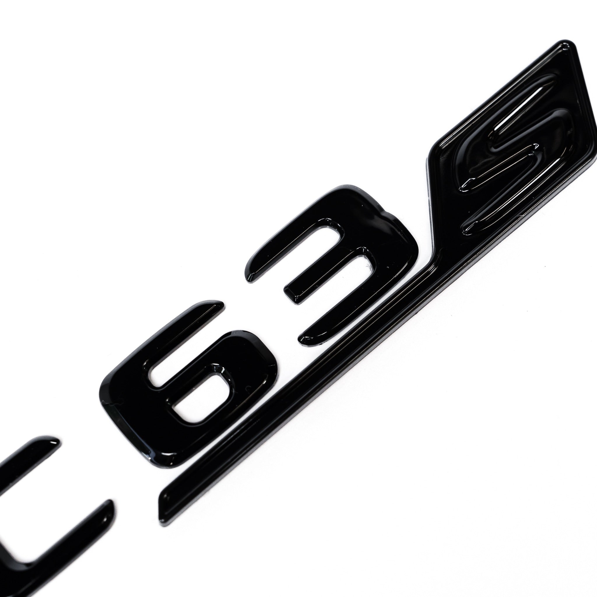 Exon Gloss Black C63s Badge Emblem for Mercedes Benz AMG C63 S W205