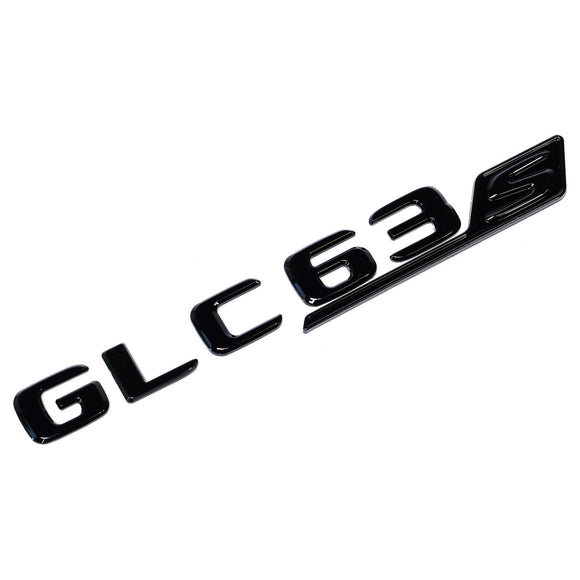 Emblex Gloss Black GLC63s Badge Emblem for Mercedes-Benz AMG GLC63 S X253 C253 - MODE Auto Concepts