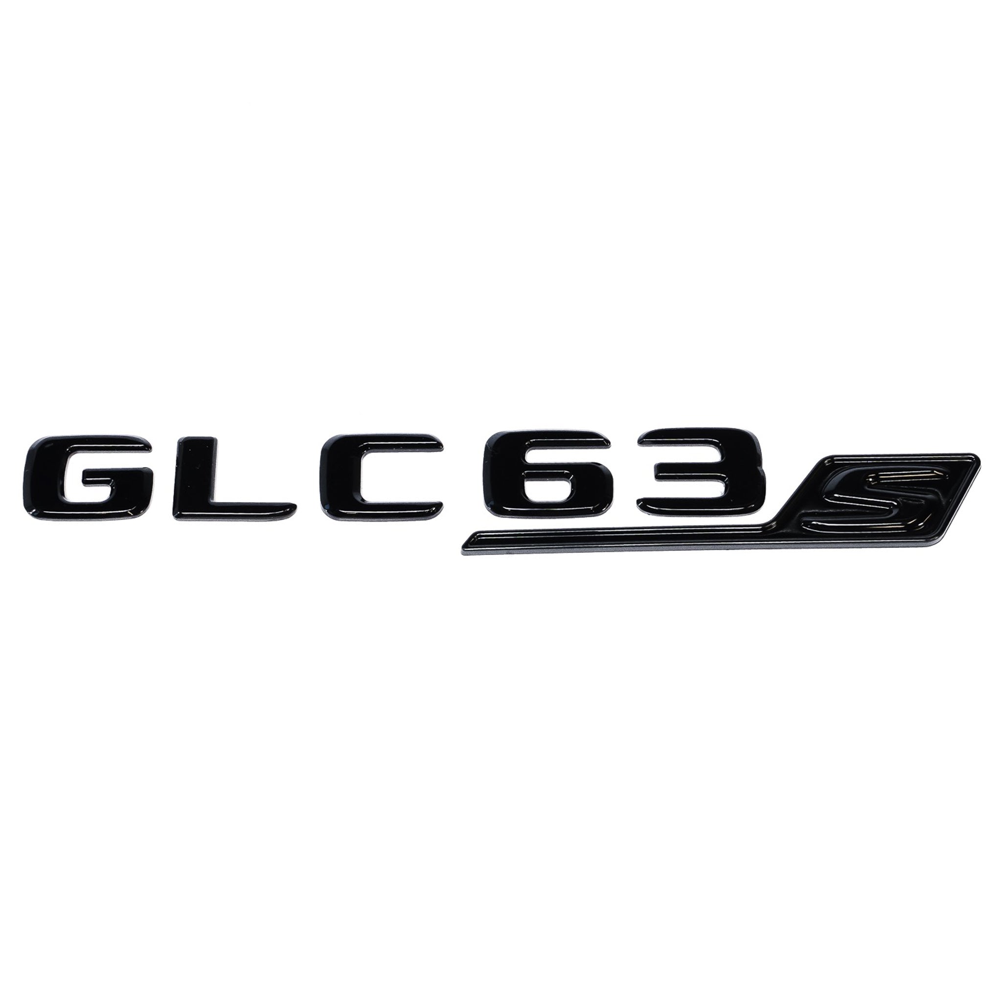 Exon Gloss Black GLC63s Badge Emblem for Mercedes-Benz AMG GLC63 S X253 C253