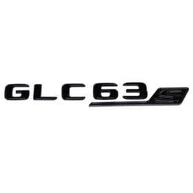 Emblex Gloss Black GLC63s Badge Emblem for Mercedes-Benz AMG GLC63 S X253 C253 - MODE Auto Concepts