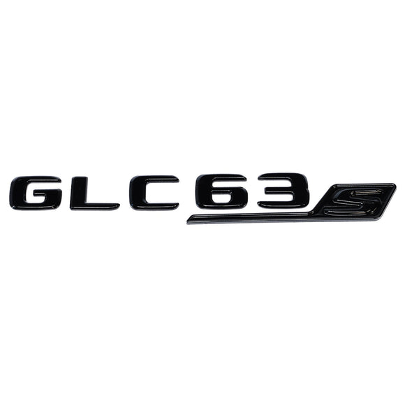 Emblex Gloss Black GLC63s Badge Emblem for Mercedes-Benz AMG GLC63 S X253 C253 - MODE Auto Concepts