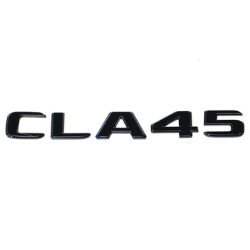 Emblex Gloss Black CLA45 Trunk Badge Emblem for Mercedes-Benz AMG CLA45 C117 X117 - MODE Auto Concepts