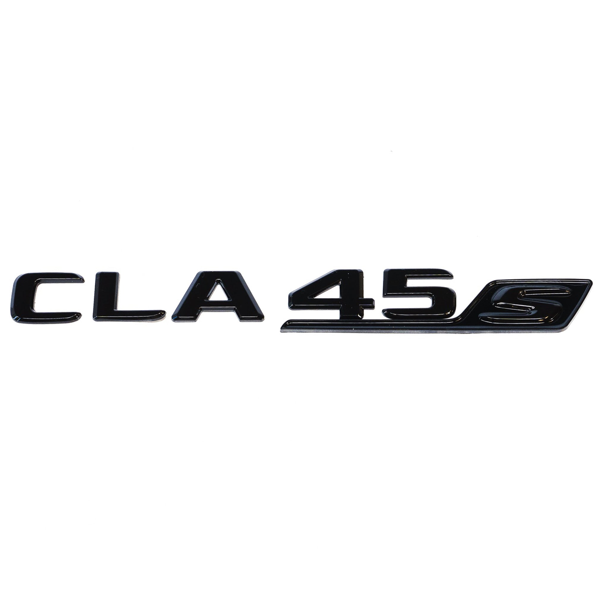 Exon Gloss Black CLA45s Trunk Badge Emblem for Mercedes-Benz AMG CLA45s C118 / X118