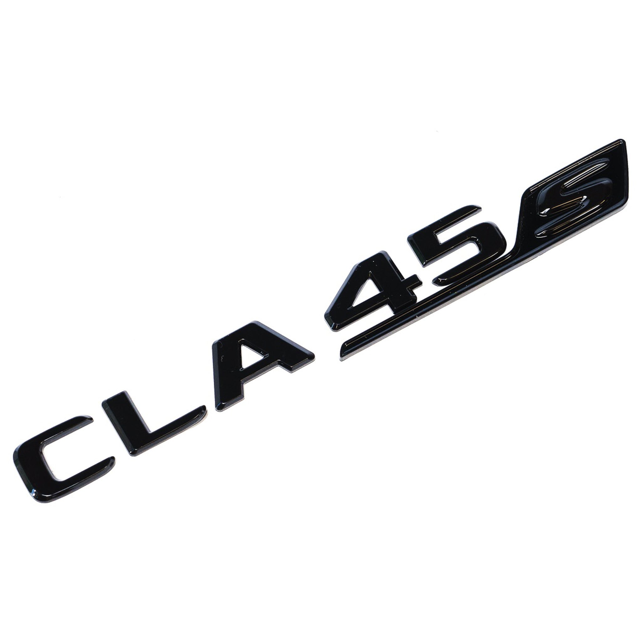 Exon Gloss Black CLA45s Trunk Badge Emblem for Mercedes-Benz AMG CLA45s C118 / X118 - 0