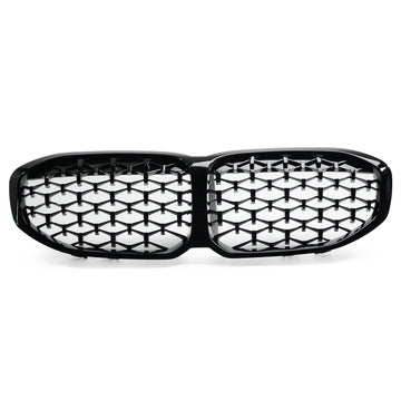 Exon Gloss Black Diamond Grille for BMW 1-Series F40 (2019-present) - MODE Auto Concepts