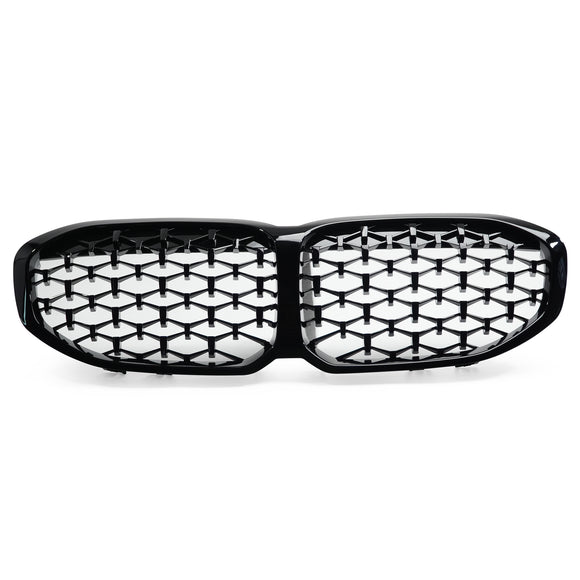 Exon Gloss Black Diamond Grille for BMW 1-Series F40 (2019-present) - MODE Auto Concepts