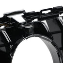 Exon Gloss Black w. Chrome Strip Panamericana GT Style Grille for Mercedes Benz C-Class & C43 AMG (W205) (15-21) - MODE Auto Concepts