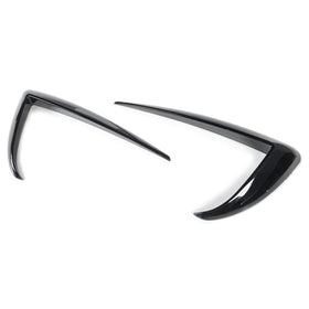 Exon Gloss Black Front Bumper Blade Trims for Tesla Model Y inc. Performance PYD (2022-2024)