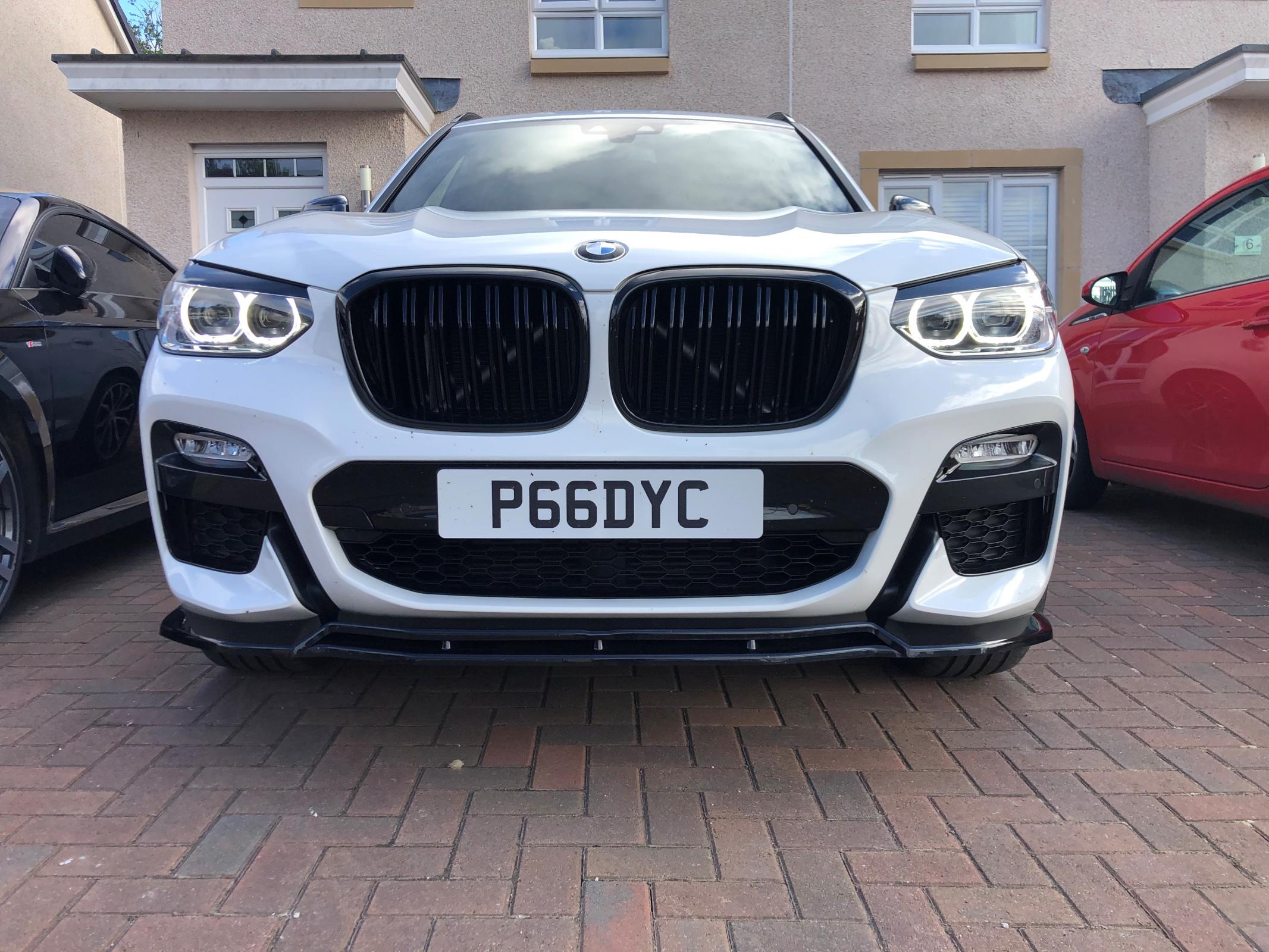 Exon Gloss Black X3M/X4M M Style Twin Slat Grille suit BMW X3 G01 & X4 G02 - MODE Auto Concepts