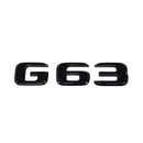 Emblex Gloss Black G63 Trunk Badge Emblem for Mercedes-Benz AMG G63 W463 - MODE Auto Concepts