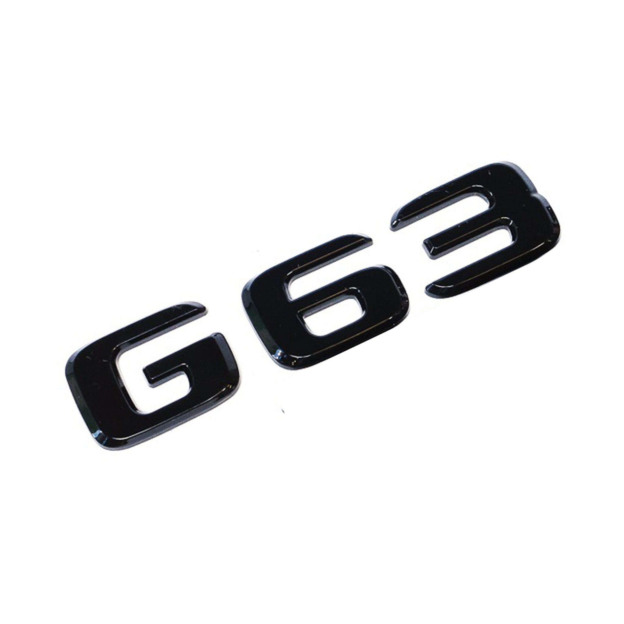 Exon Gloss Black G63 Trunk Badge Emblem for Mercedes-Benz AMG G63 W463 - 0