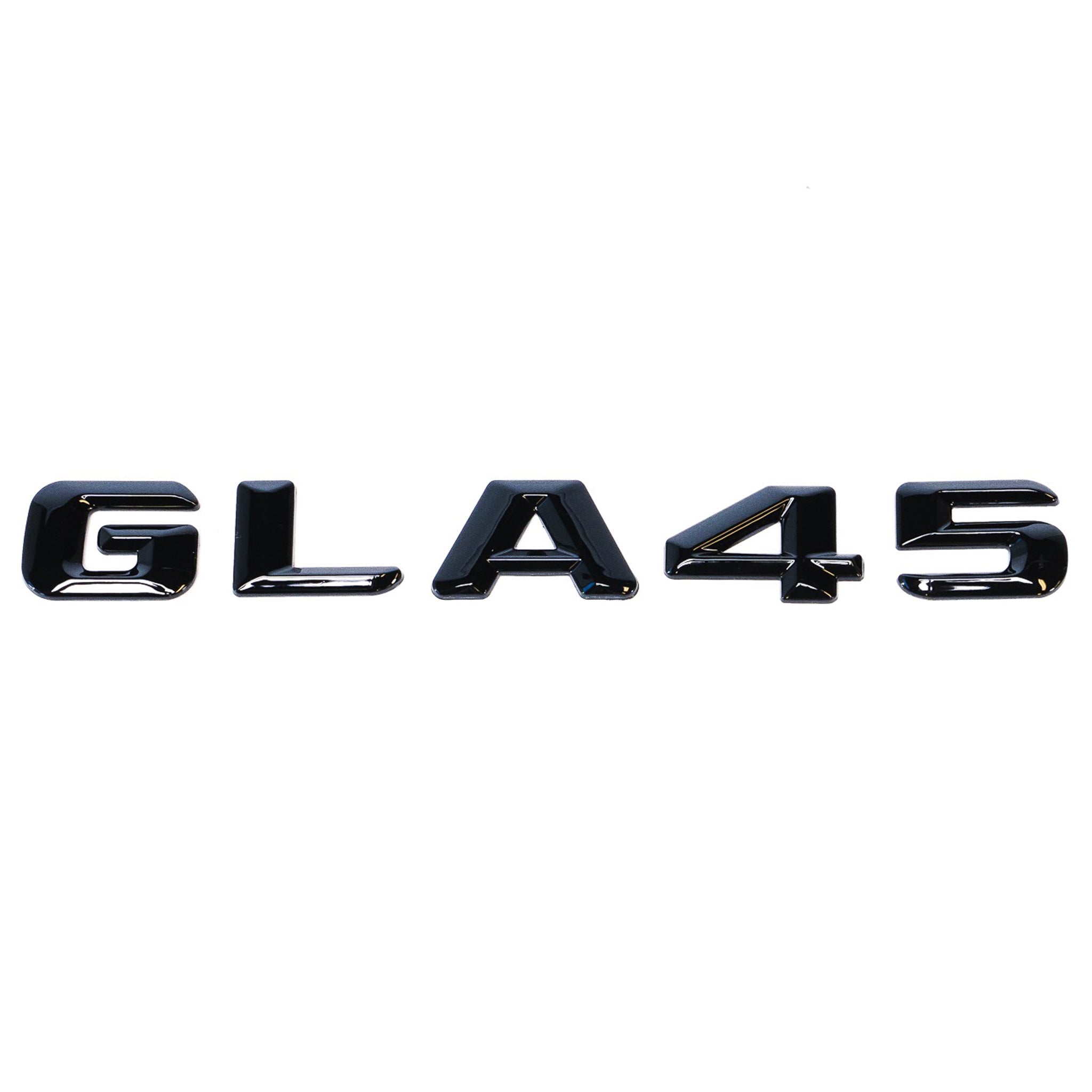 Exon Gloss Black GLA45 Trunk Badge Emblem for Mercedes Benz AMG GLA45