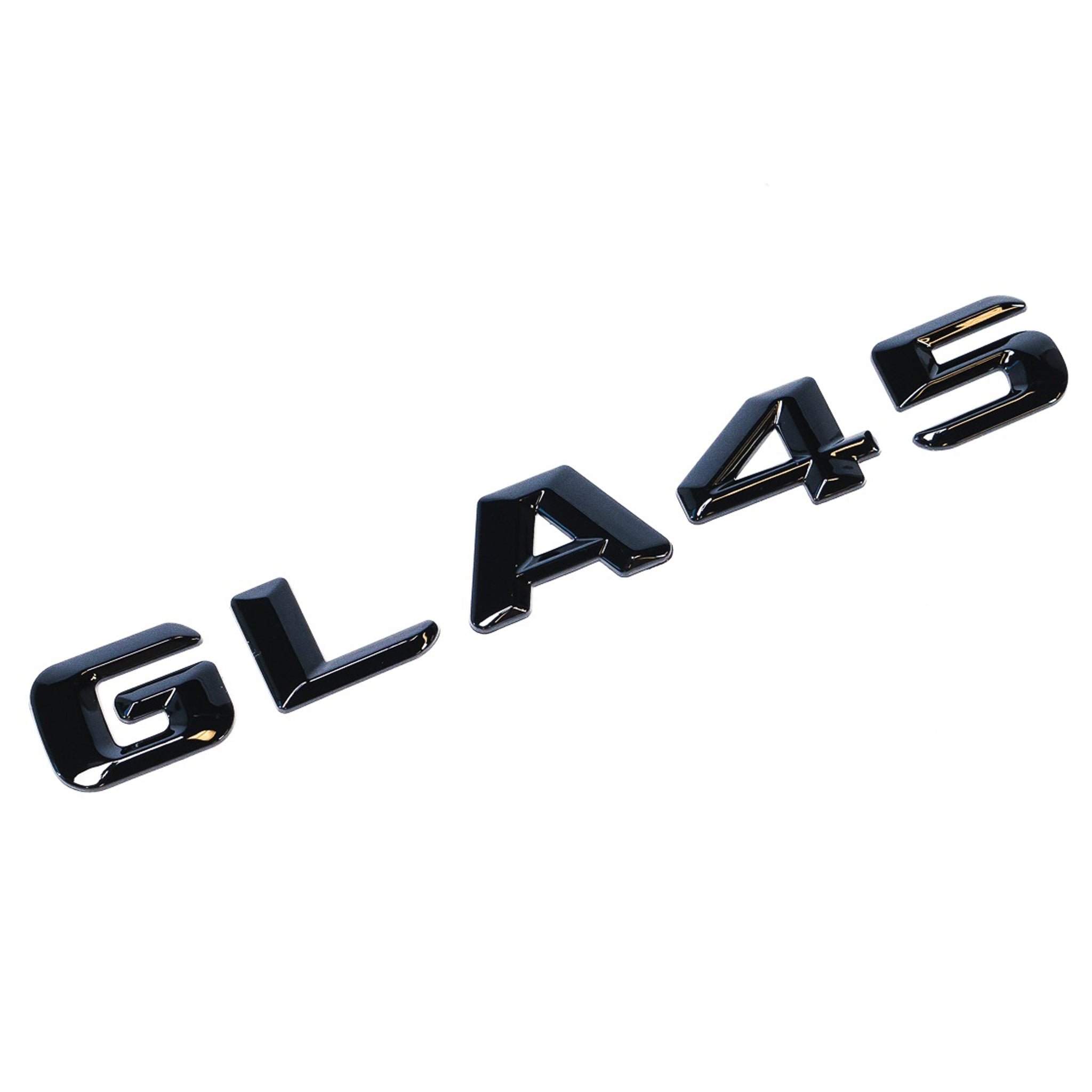 Exon Gloss Black GLA45 Trunk Badge Emblem for Mercedes Benz AMG GLA45 - 0