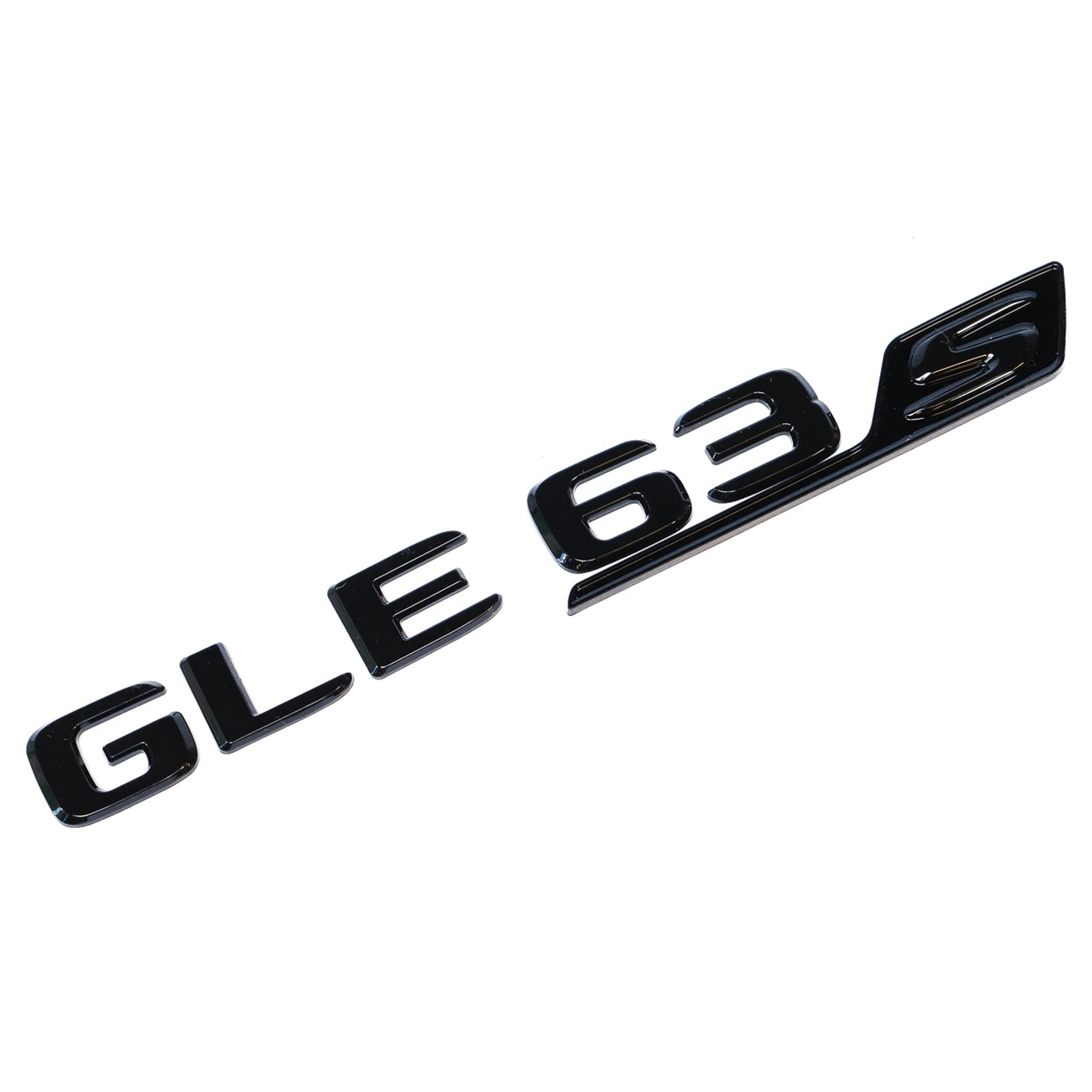 Exon Gloss Black GLE63s Trunk Badge Emblem for Mercedes-Benz AMG GLE63S W167 - 0