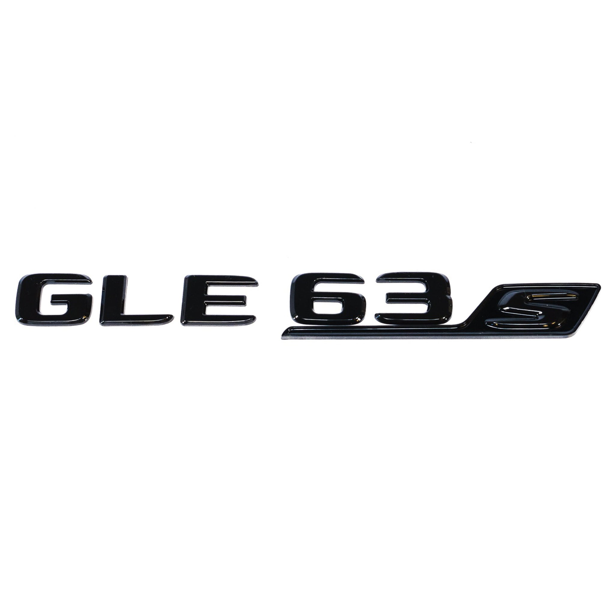 Exon Gloss Black GLE63s Trunk Badge Emblem for Mercedes-Benz AMG GLE63S W167