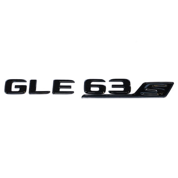 Emblex Gloss Black GLE63s Trunk Badge Emblem for Mercedes-Benz AMG GLE63S W167 - MODE Auto Concepts