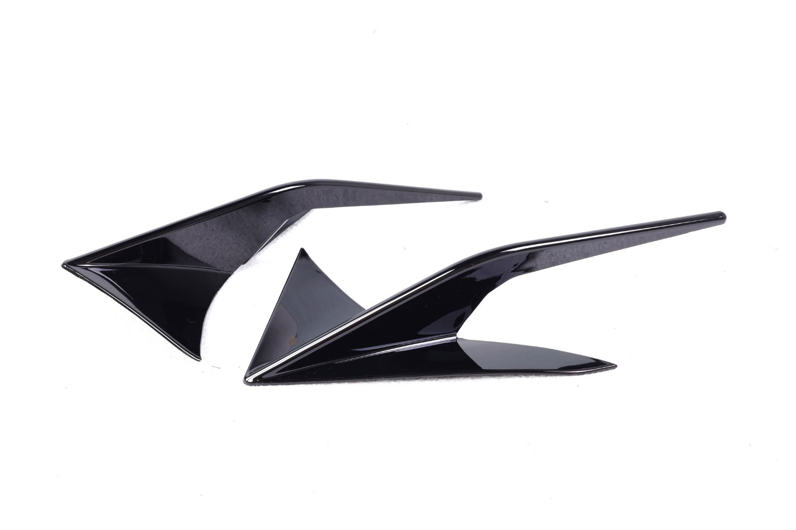 Exon Gloss Black GT Style Front Bumper Trims for Toyota Supra A90