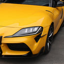 Exon Gloss Black GT Style Front Bumper Trims for Toyota Supra A90 - MODE Auto Concepts