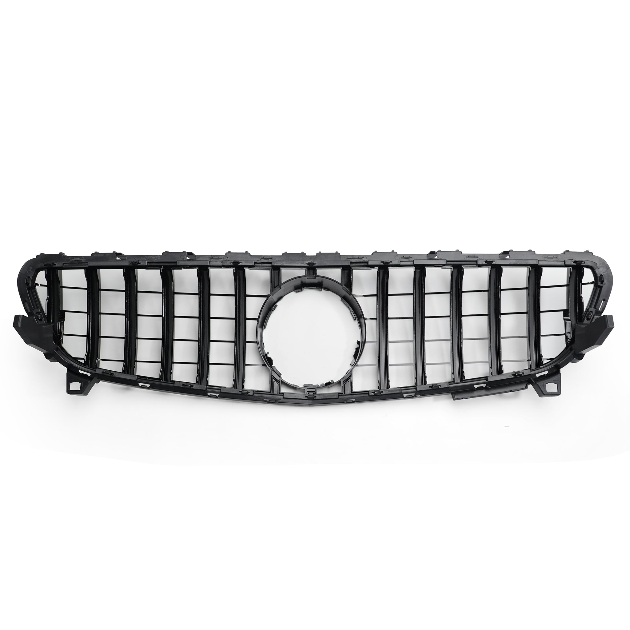 Exon Gloss Black Panamericana GT Style Grille for Mercedes Benz A-Class & A45 AMG W176 Facelift (16-18)