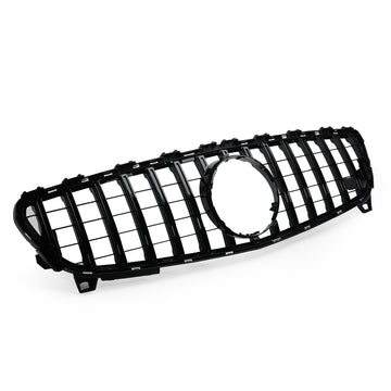Exon Gloss Black Panamericana GT Style Grille for Mercedes Benz A-Class & A45 AMG W176 Facelift (16-18) - MODE Auto Concepts