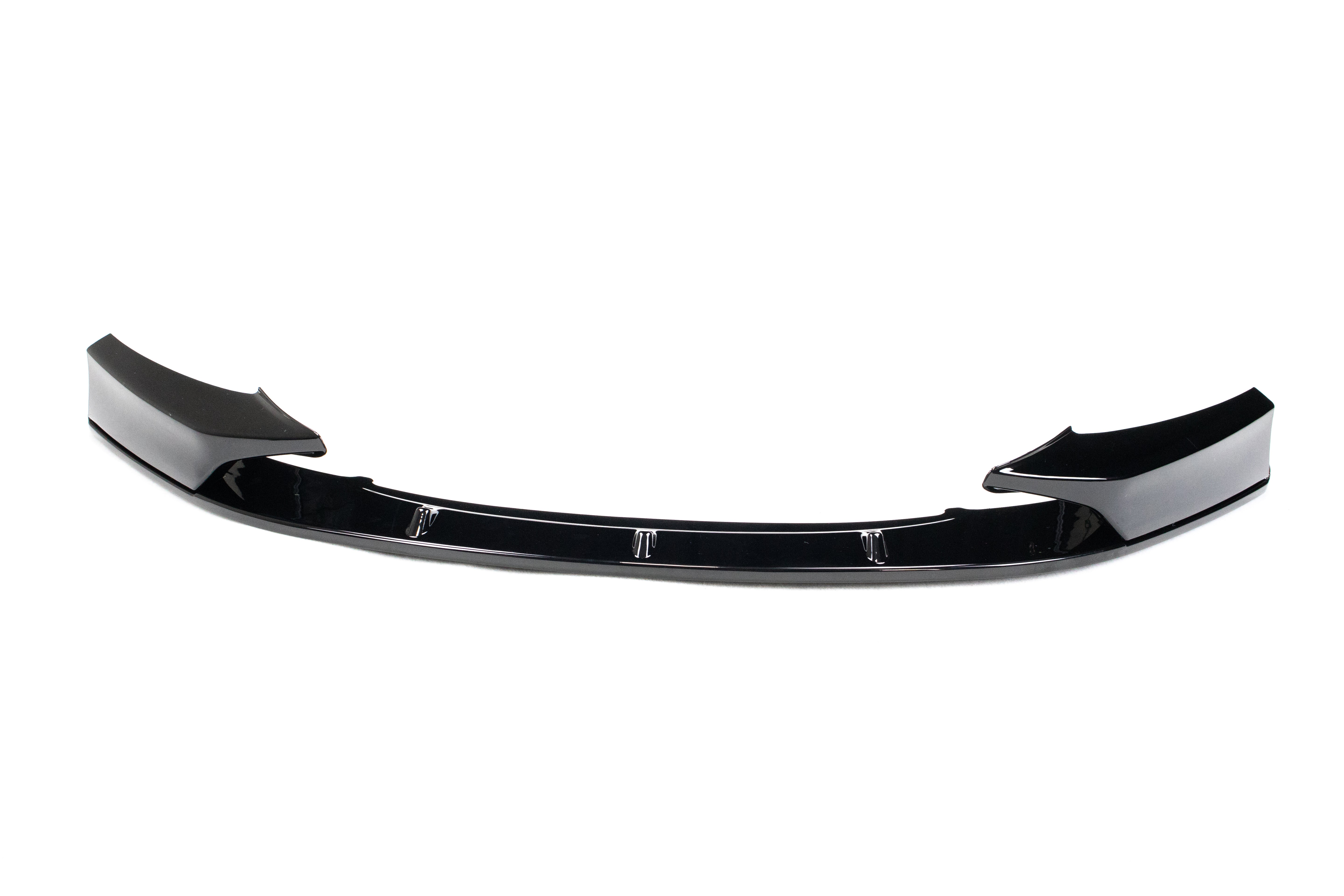 Exon Gloss Black M Performance Style Front Splitter for BMW 1-Series 114i 116i 118i 125i M135i F20 M-Sport Pre-LCI