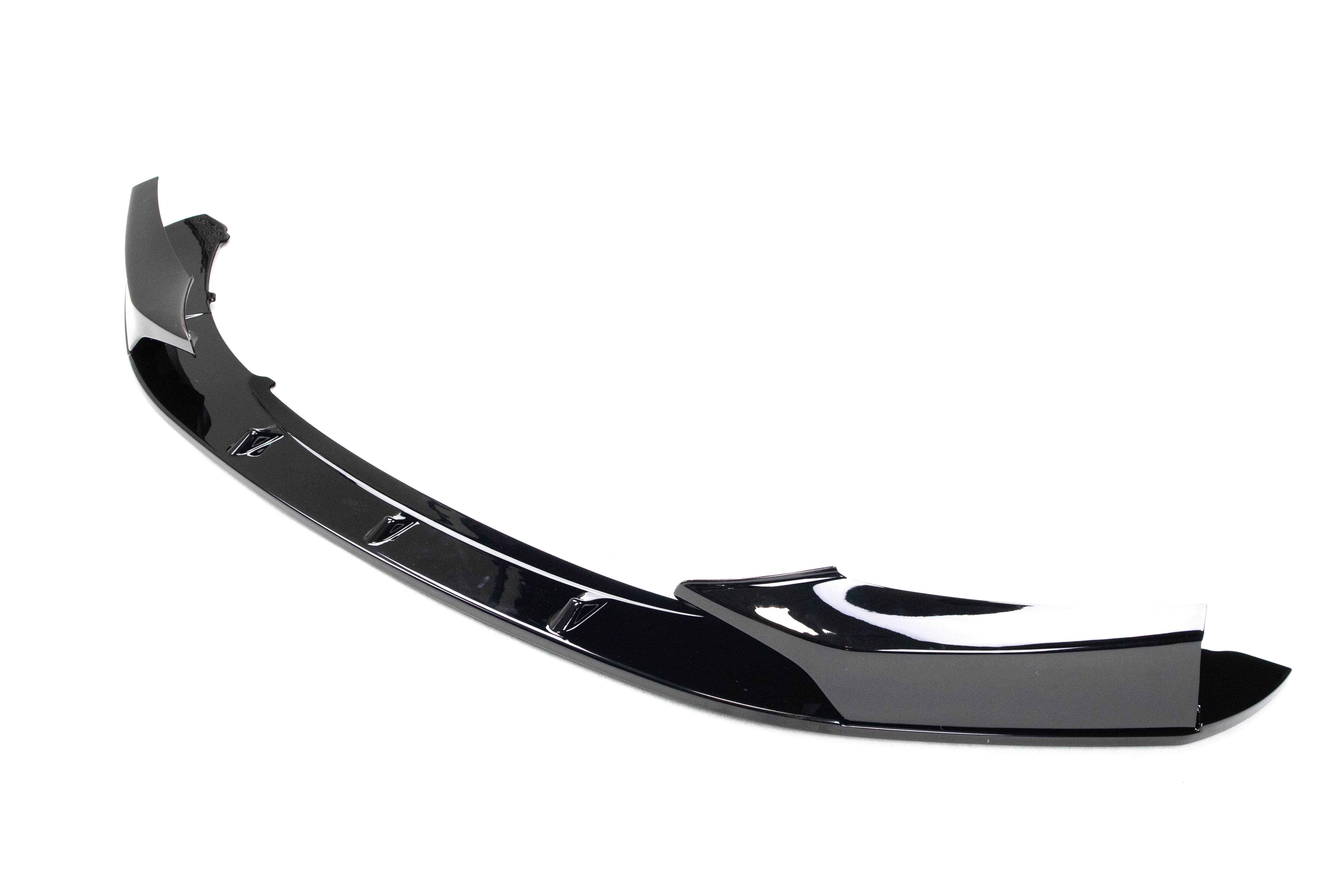 Exon Gloss Black M Performance Style Front Splitter for BMW 1-Series 114i 116i 118i 125i M135i F20 M-Sport Pre-LCI