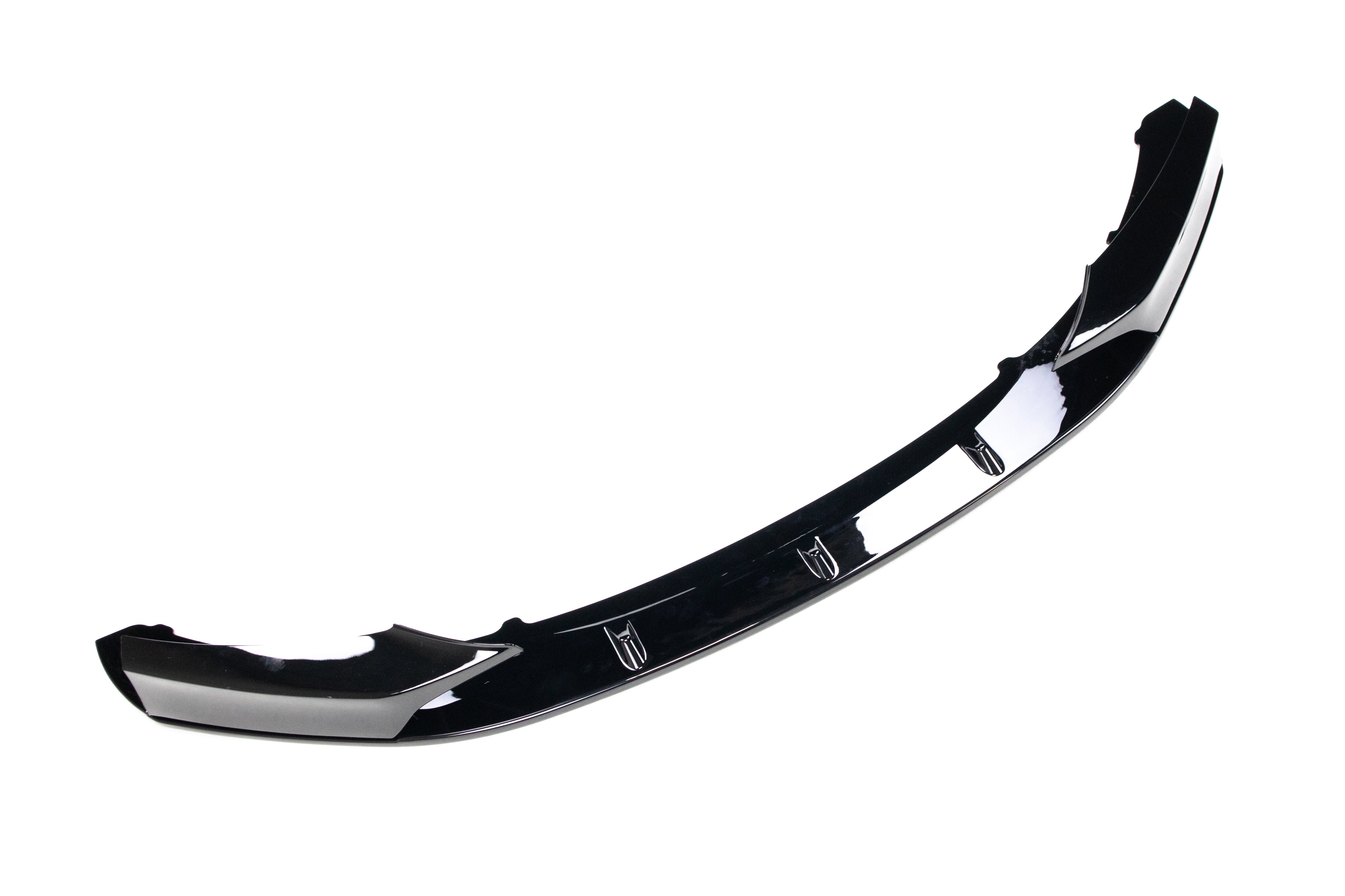 Exon Gloss Black M Performance Style Front Splitter for BMW 1-Series 114i 116i 118i 125i M135i F20 M-Sport Pre-LCI