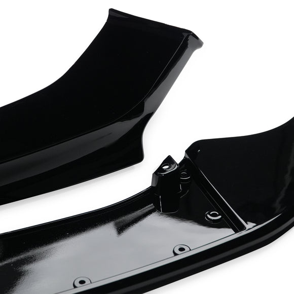 Exon Gloss Black M Performance Style Front Splitter for BMW 1-Series 118i 120i 125i M135i M140i LCI F20 M-Sport - MODE Auto Concepts