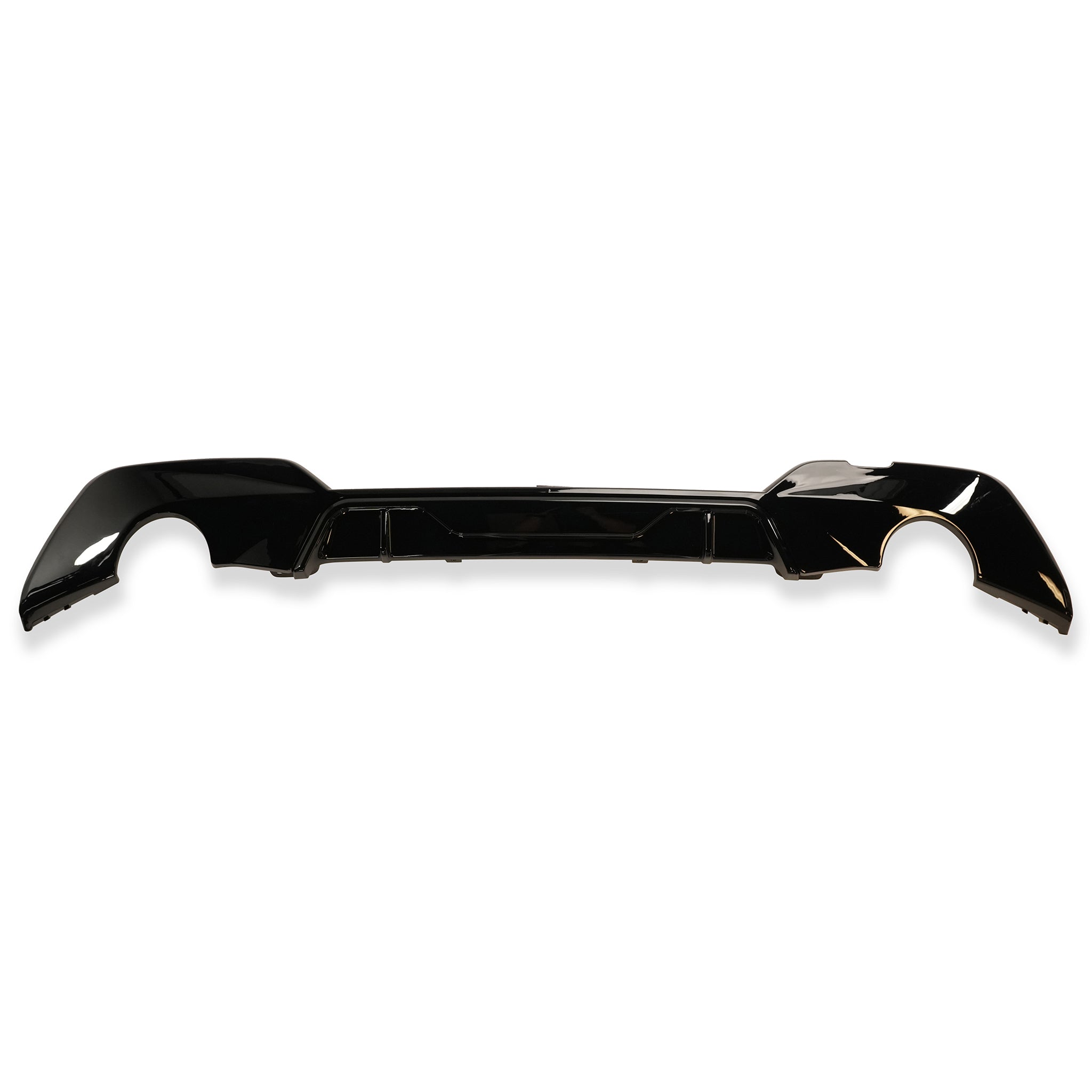 Exon Gloss Black M Performance Style Rear Diffuser w. Dual Outlet for BMW 3-Series G20/G21 M-Sport