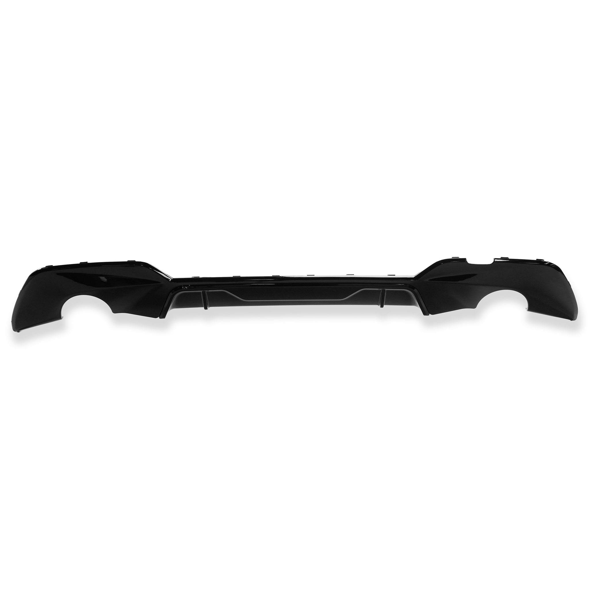 Exon Gloss Black M Performance Style Rear Diffuser w. Dual Outlet for BMW 3-Series G20/G21 M-Sport