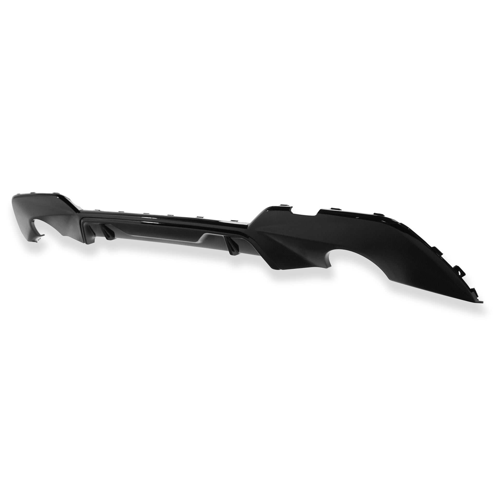 Exon Gloss Black M Performance Style Rear Diffuser w. Dual Outlet for BMW 3-Series G20/G21 M-Sport