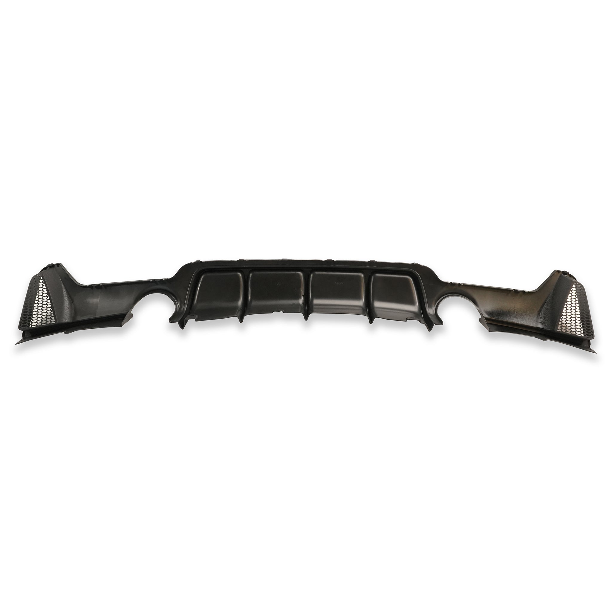 Exon Gloss Black M Performance Style Rear Diffuser w. Dual Outlet for BMW 4-Series F32 F33 F36 M-Sport