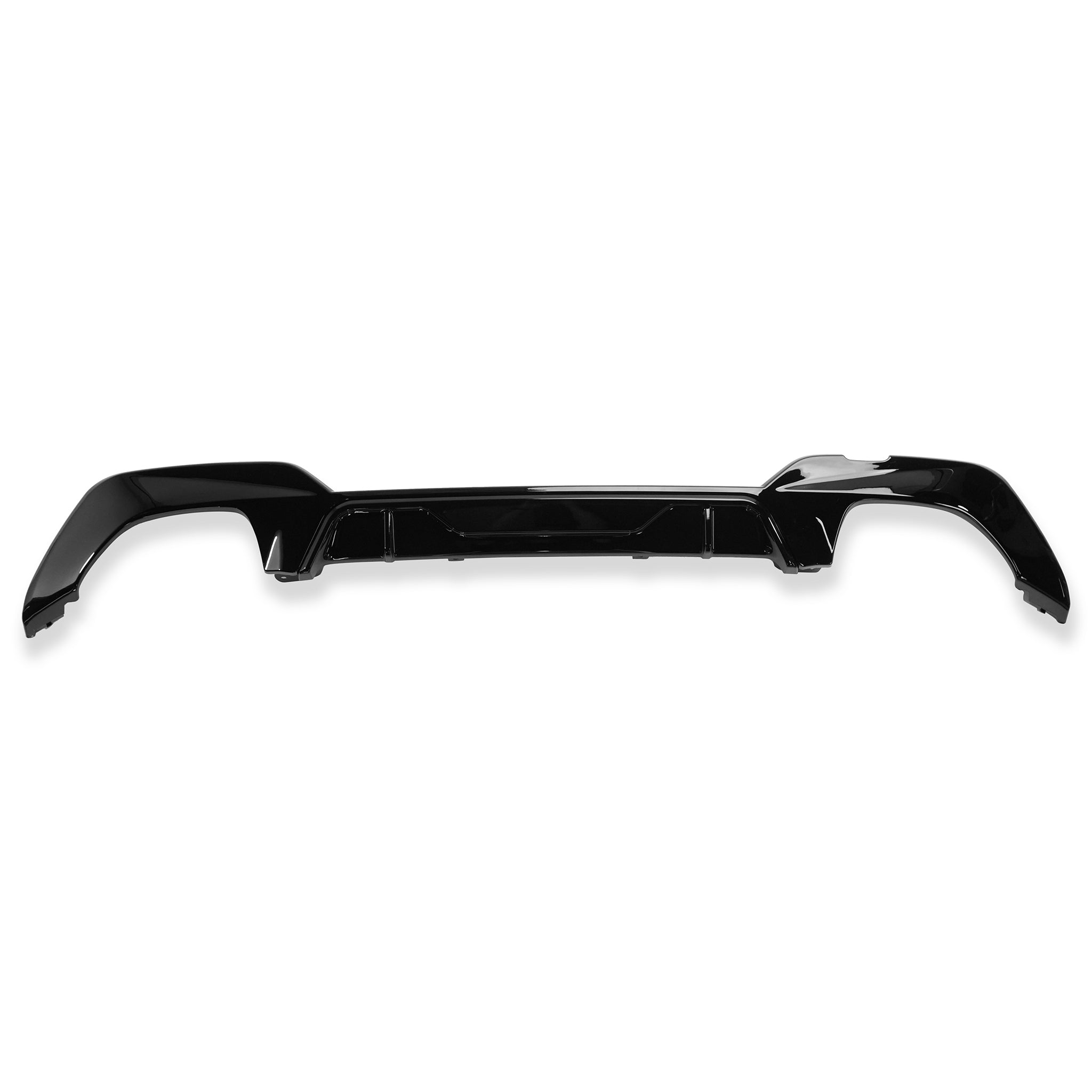 Exon Gloss Black M Performance Style Rear Diffuser w. Large Dual Outlet for BMW 3-Series G20/G21 M-Sport - 0