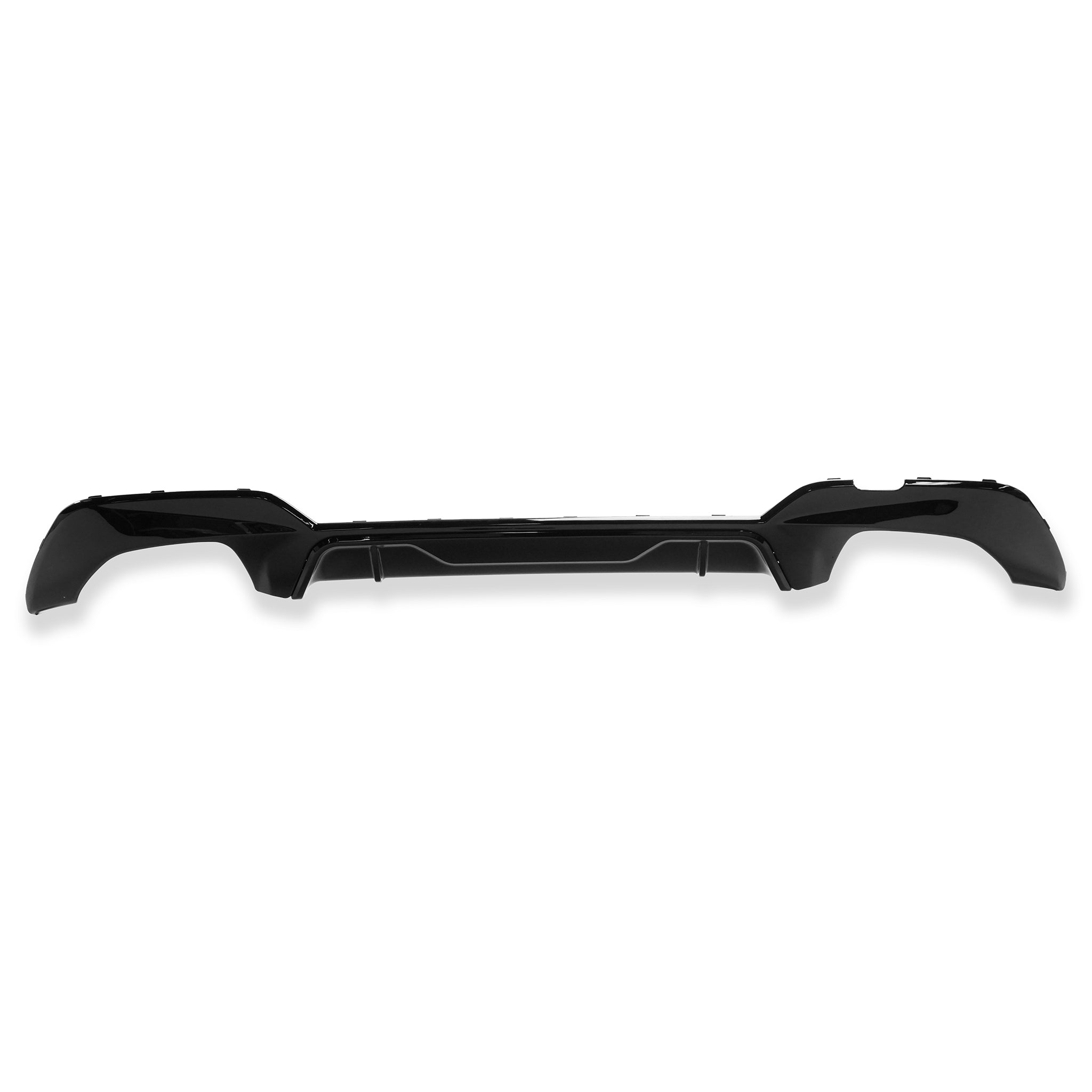 Exon Gloss Black M Performance Style Rear Diffuser w. Large Dual Outlet for BMW 3-Series G20/G21 M-Sport