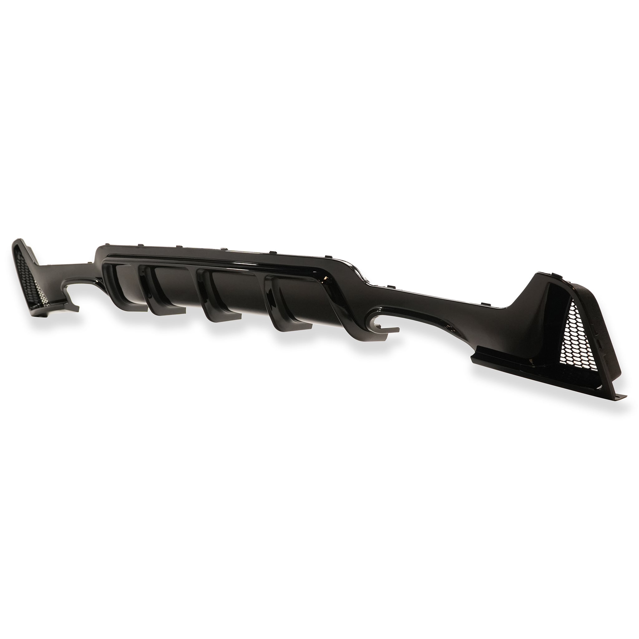 Exon Gloss Black M Performance Style Rear Diffuser w. Quad Outlet for BMW 4-Series F32 F33 F36 M-Sport