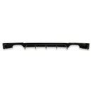 Exon Gloss Black M Performance Style Rear Diffuser w. Quad Outlet for BMW 3-Series F30 M-Sport - MODE Auto Concepts