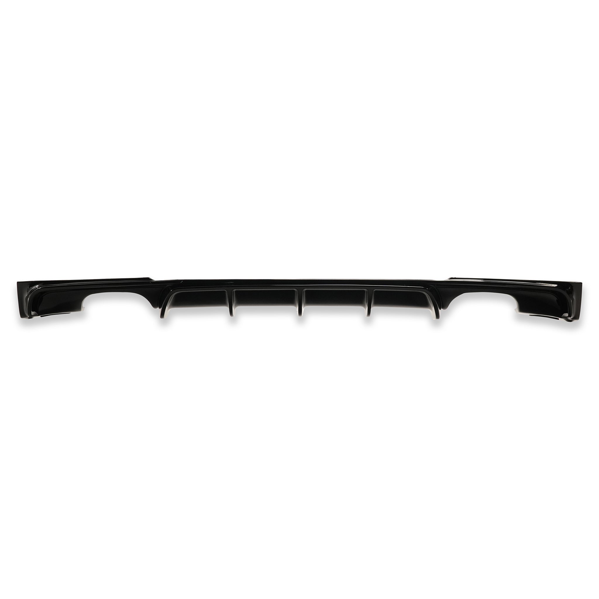 Exon Gloss Black M Performance Style Rear Diffuser w. Quad Outlet for BMW 3-Series F30 M-Sport